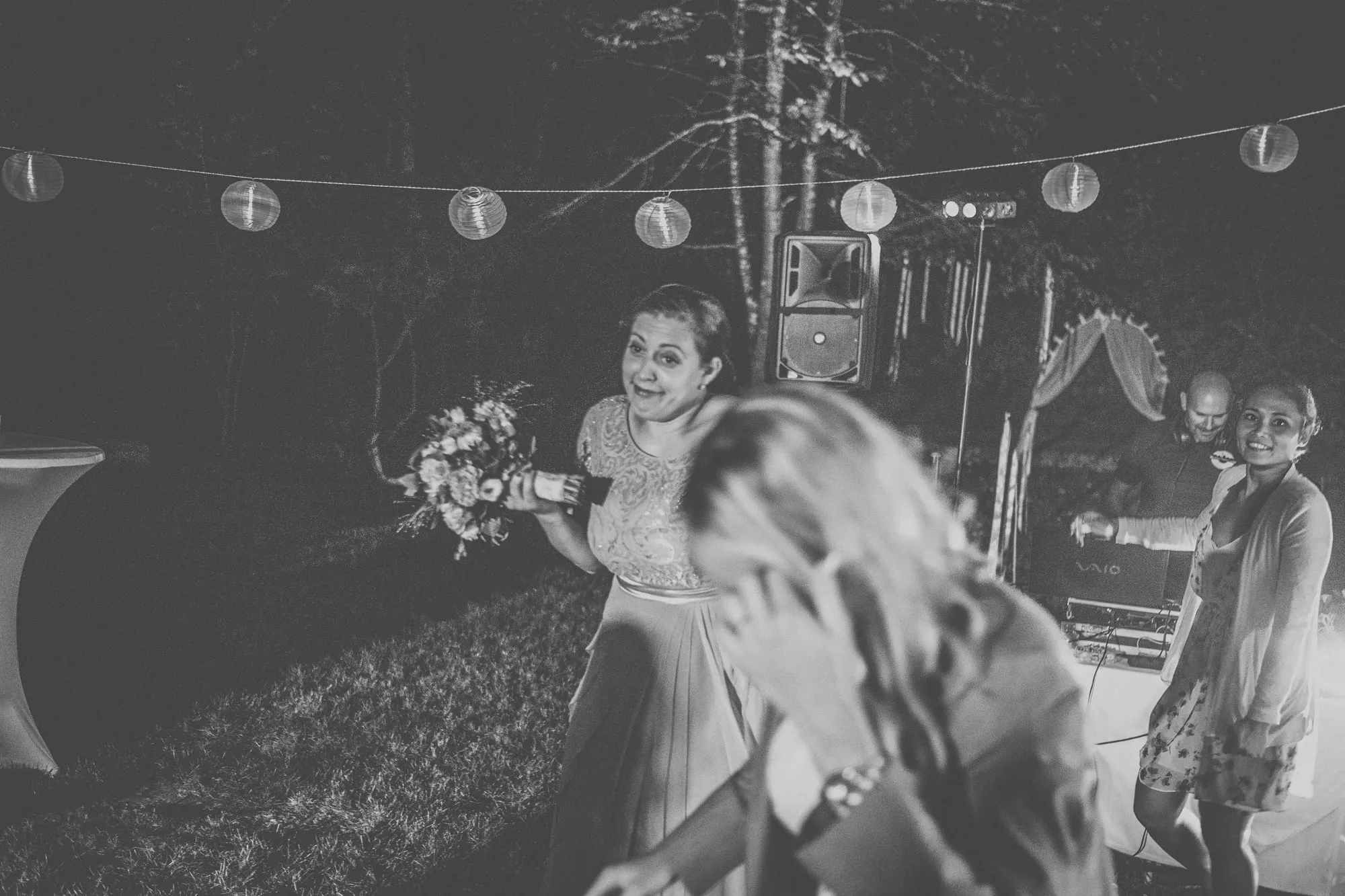 Nachtaufnahme auf einer Hochzeit, bei ISO 1250 entstanden